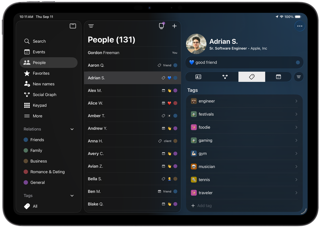 dextr on ipad