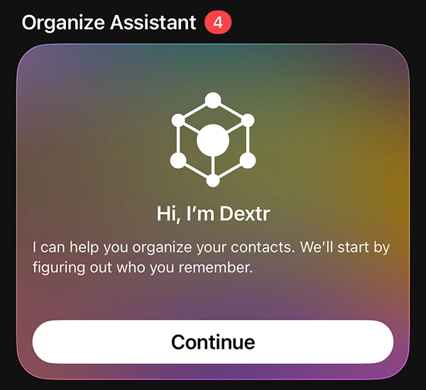dextr organize assistant