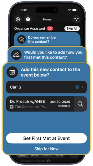 Dextr's A.I. Organize Assistant