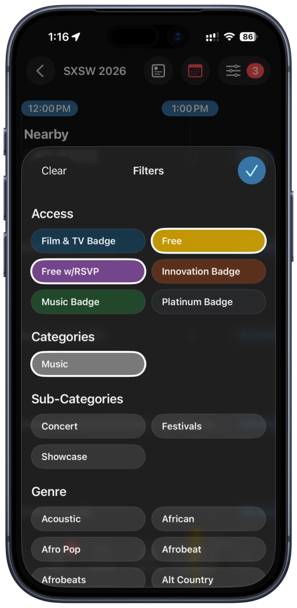 iphone showing dextr contact tagging features