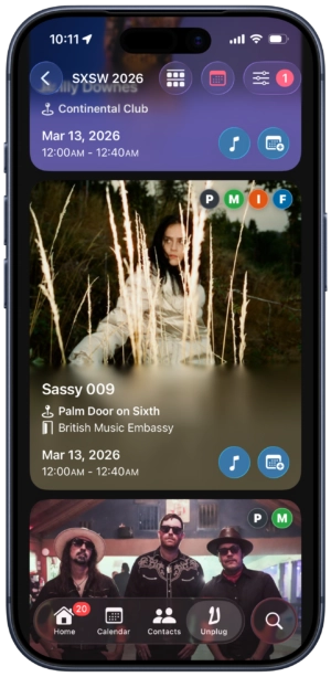 screen capture on dextr unplug showing event view