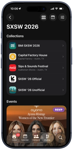screen capture of dextr home screen
