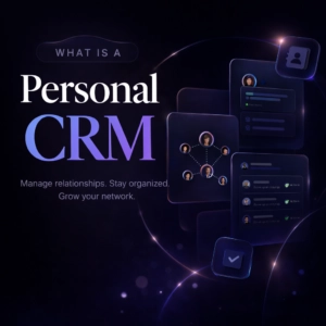 image depicting a personal crm